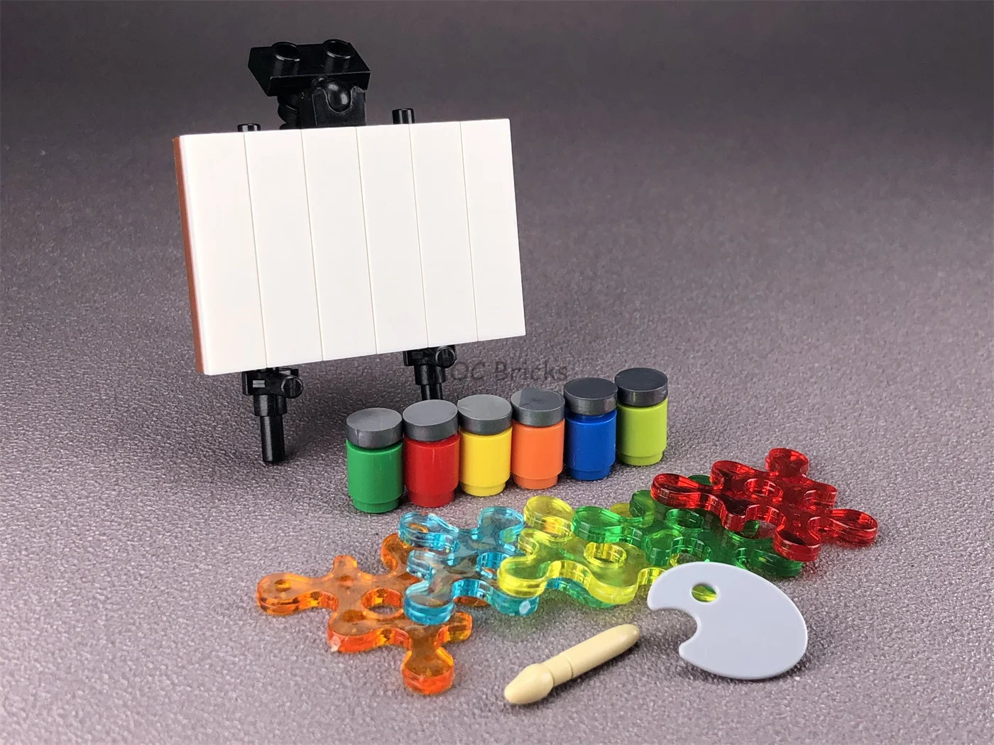 2 набора/лот кубики MOC Рисование доска художественная палитра мини-строительные