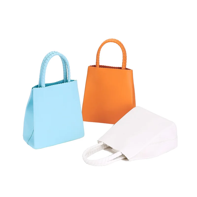 

2021 New Korean Version of The Handbag Women's Fashion Simple Shopping Bag Women's Bag Tote Bag One-shoulder Sloping Bag Leisure