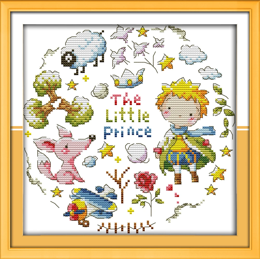 

Everlasting Love Christmas The Little Prince Ecological Cotton Chinese Cross Stitch Kits Counted Stamped Store Sales Promotion