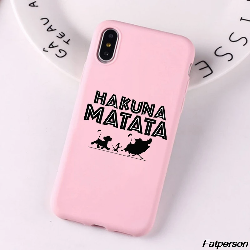 Для iPhone 6S 5S SE 7 7Plus 8 8Plus X XS Max Розовый Мягкий ТПУ силиконовый матовый чехол Fundas Coque