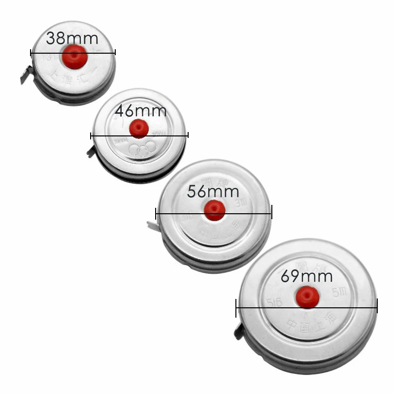 Нержавеющая сталь оболочки стальной три круга рулетка TapeMetal оболочка-рулетка