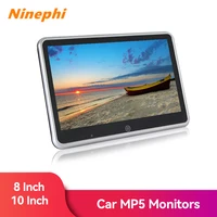108hd car headrest monitor dvd video player usbsdfm tft lcd digital screen touch button game remote control car mp5 player