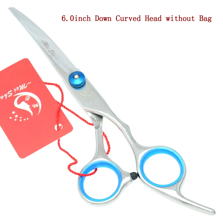 HB0014 no bag Meisha 6," профессиональный набор ножниц для груминга домашних животных прямые изогнутые ножницы для стрижки кошек собак филировочные Tesoura для грумера HB0010 - Цвет: HB0014 no bag