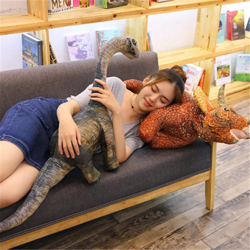 Имитация различных оригинальных динозавров плюшевые игрушки тираннозавр