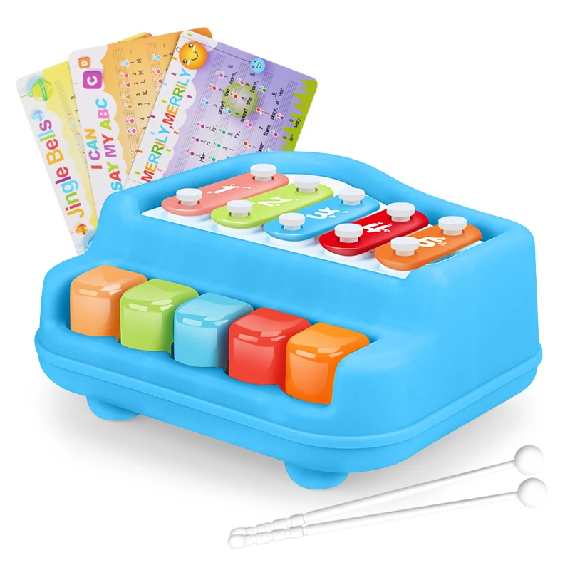 Пластиковая игрушка для музыкального инструмента Xylophone 5/8 шкала детей раннего