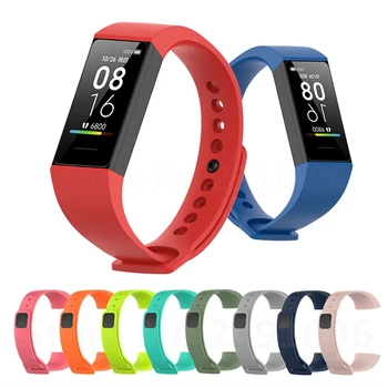 For Redmi Bracelet Watch Strap For Xiaomi Mi Smart Band 4C Smart Bracelet Strap Replacement Silicone Watch Wristband dropshippin 1
