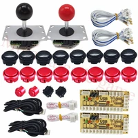arcade joystick diy kit zero delay arcade diy kit usb encoder to pc arcade sanwa joystick and push buttons for arcade mame