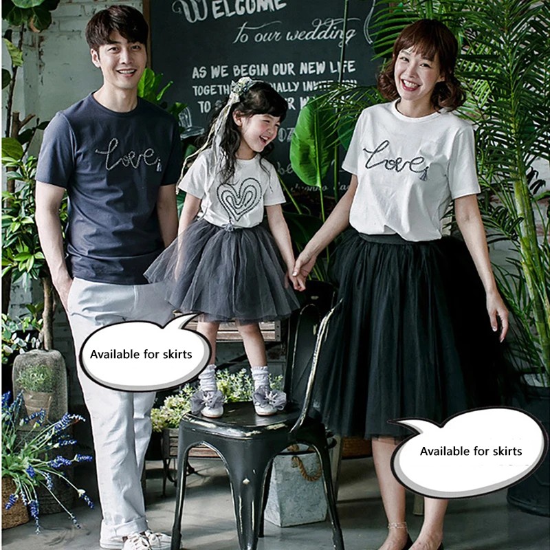 Лето 2019 хлопковая корейская мода Семейные комплекты мама и дочка папа мальчик