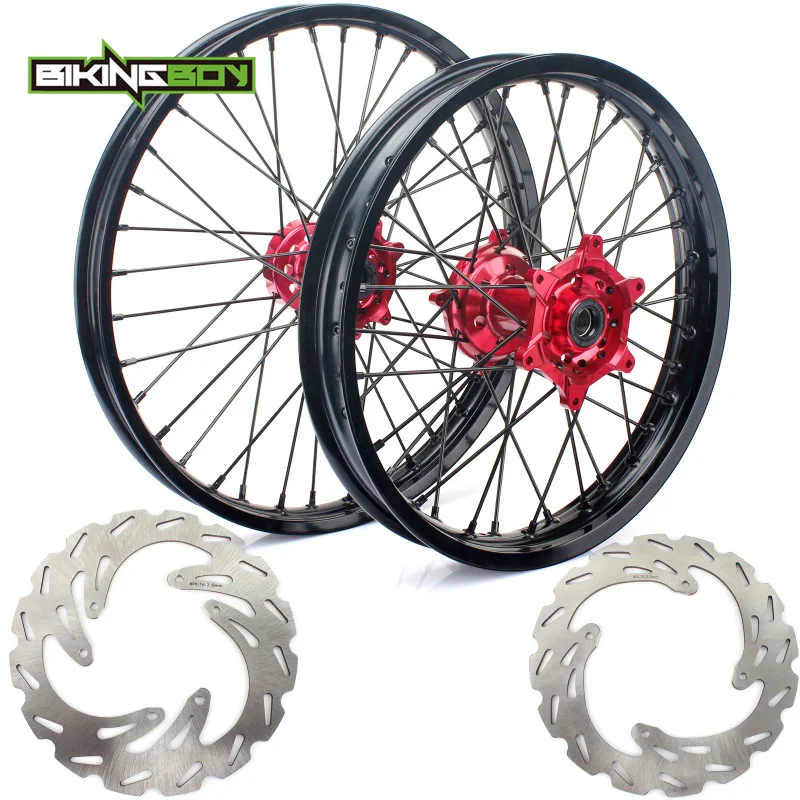 Тормозной диск BIKINGBOY 21 &quot19&quot / 18 &quotступицы для обода колеса роторы CRF 250 R 04 19 CRF250X