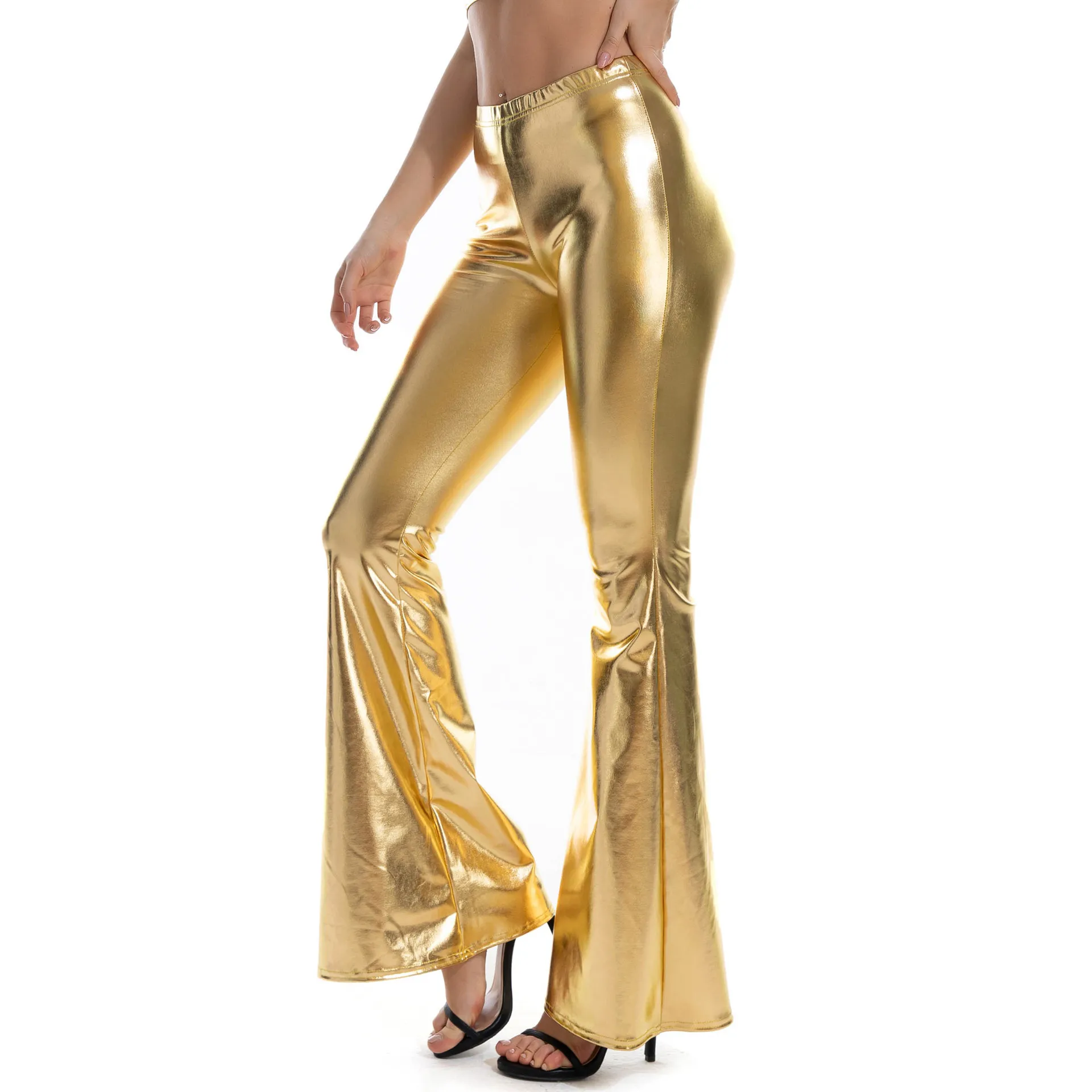 

Women's Hot Style Summer New Bell Bottom Multi-Color Micro-Slim Leggings