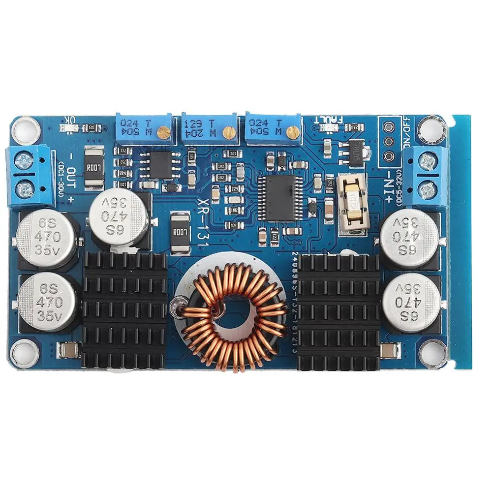 Автоматический Бак Boost источник питания регулятор постоянного тока алюминиевая