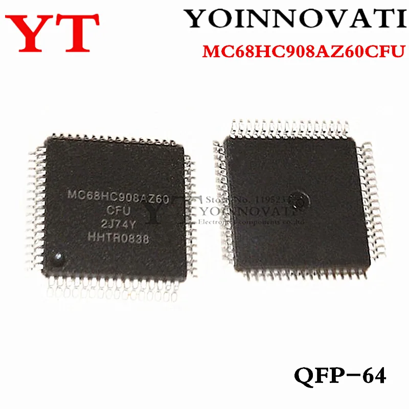 5 шт./лот MC68HC908AZ60CFU MC68HC908AZ60 колониеобразующих единиц QFP64 лучшего качества. |