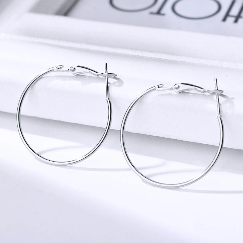 10 шт. 30 мм винтажные металлические бронзовые золотые серьги-кольца серьги сделай