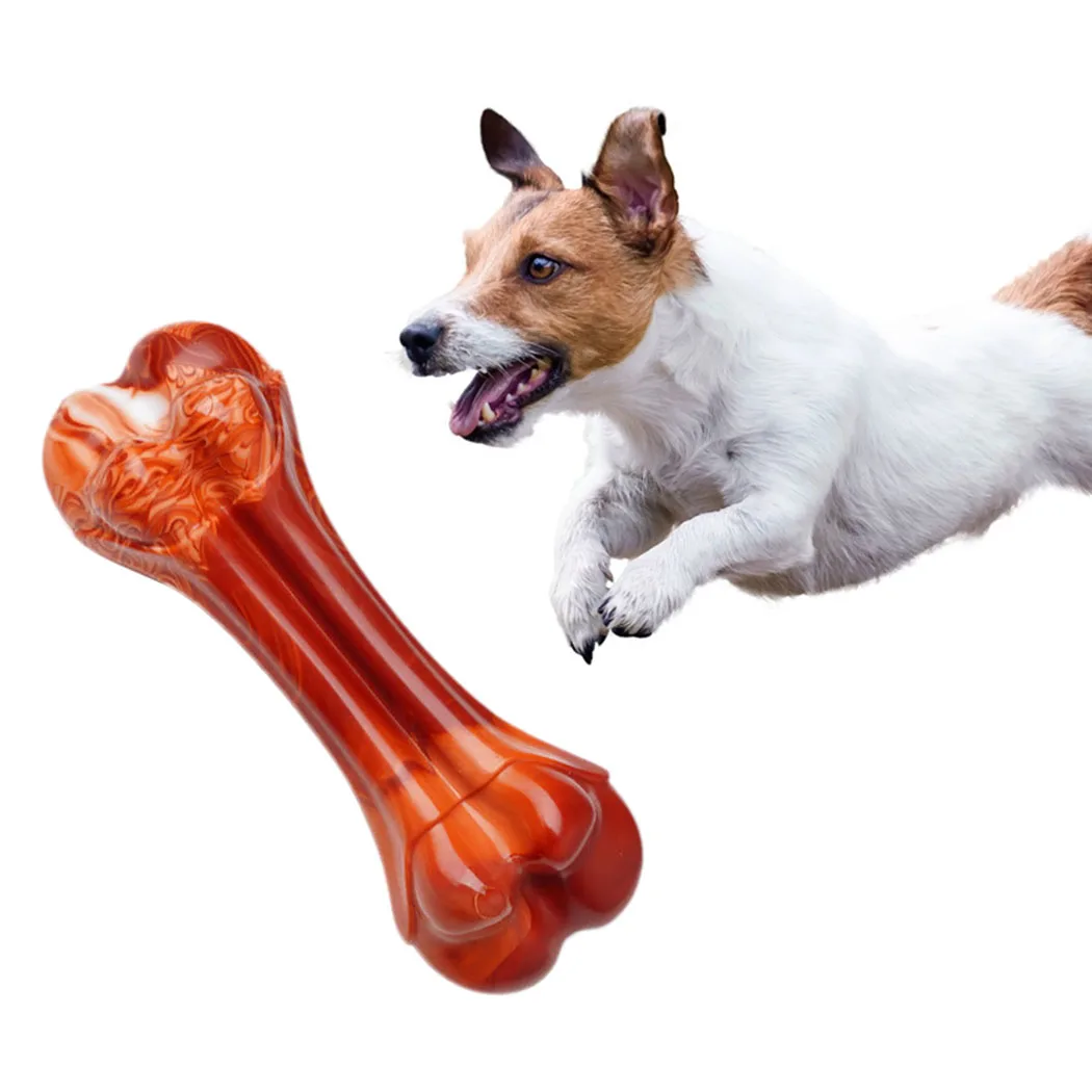 1 Pcs Pet Dog Chew Toy Bite-Resistant Clean Dog Teeth Toy Bone Shape Puppy Training Toys Funny Pets Dogs Bite Plaything Supplies