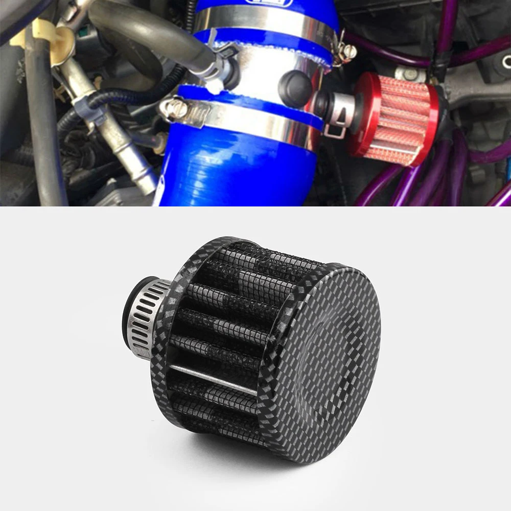 Universal Car 12mm 1 Inch For Motorcycle Cold Air Intake High Flow Crankcase Vent Cover Mini Breather Filters | Автомобили и