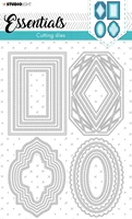2021 arrival new sl shapes nested large essentials craft metal cutting dies flower tag envelope lace edge scrapbook paper craft