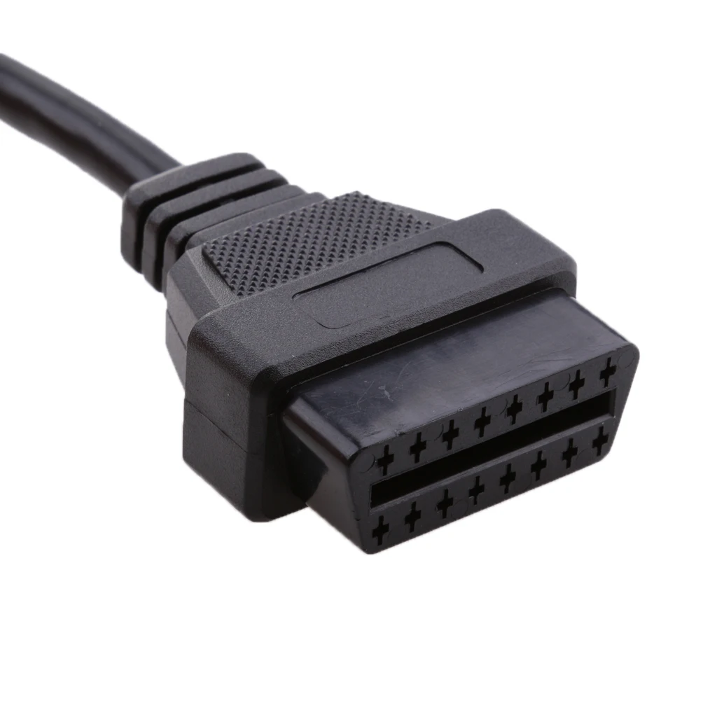 

6-Pin J1708 To 16-Pin OBD2 Female Socket Truck Diagnostic Adapter 30cm