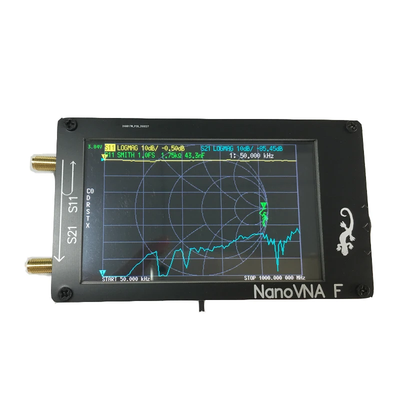 Векторный анализатор сети NanoVNA-F 50 кГц-1 5 ГГц измеритель SWR + ЖК-дисплей 4 3 дюйма