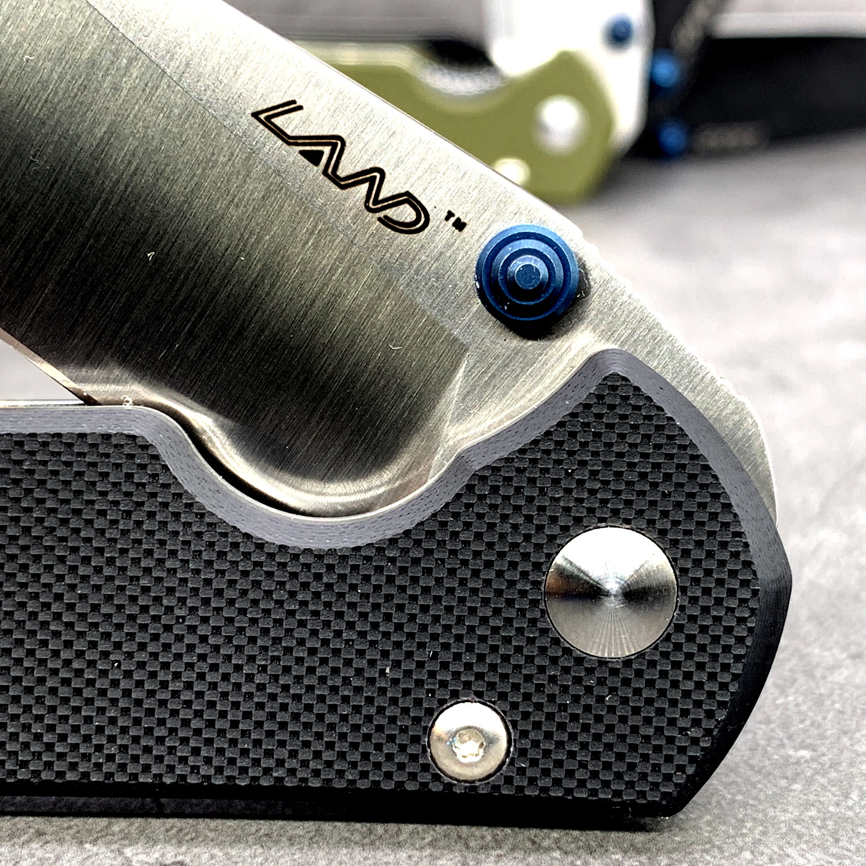 

LAND 910 pocket folding knife 12C27 stainless steel blade ball bearing outdoor camping portable survival fishing edc tool