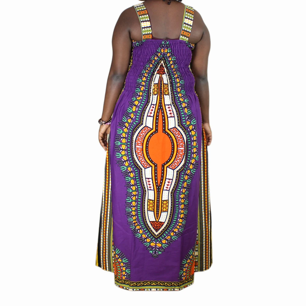 Африканская традиционная одежда Дашики с принтом на бретельках летние богемные