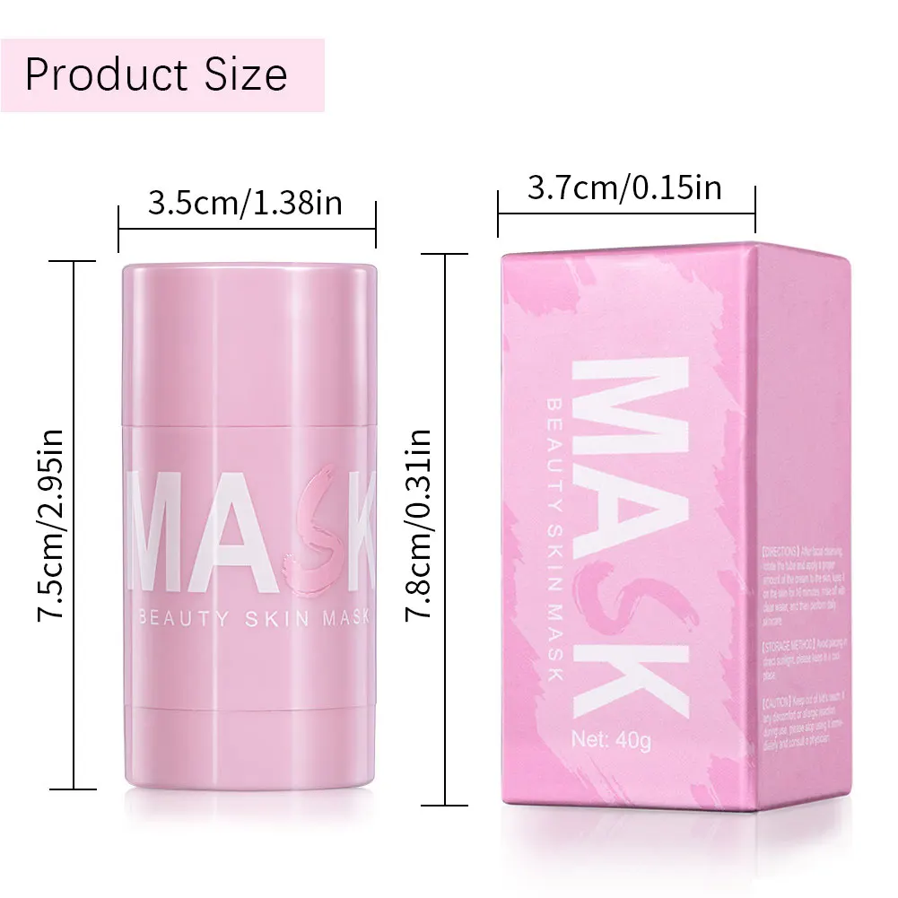 

Face Mask Stick Oil Control Clay Stick Cream Purifying Clay Cleaning Face Cover Smear Type Film Stick Blackhead Cleaning