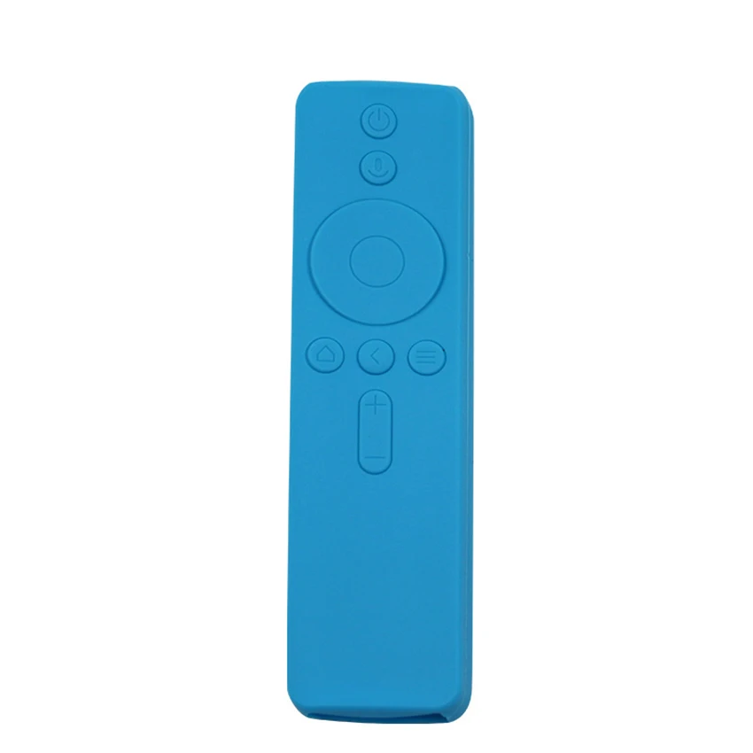 

1Pc Double Button Voice Remote Control Covers Shockproof Dust Cover Soft Silicone Cases, Home Smart TV Remote Cover Protector