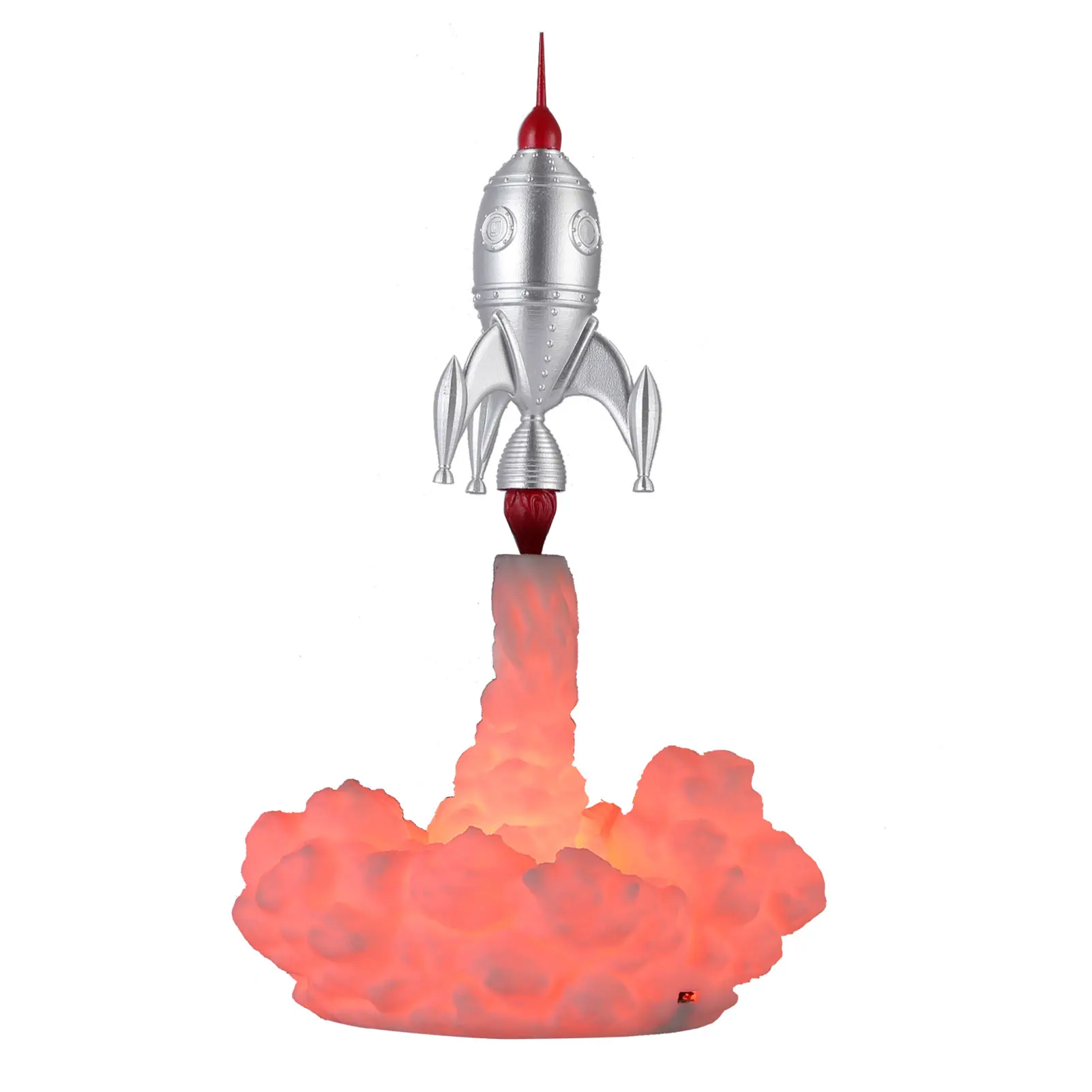 

Home Decor Night Light Rocket Shape Touch Switch Kids Room Space Shuttle Bedroom Portable 3D Print Table Lamp USB Rechargeable