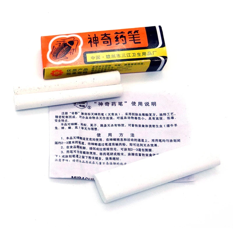 Борьба с вредителями Магическая ручка мел тараканов медицина инсектицид убийца