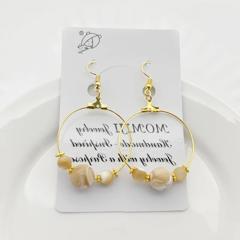 

2021 Earrings Fashion Bohemian Vintage Earrings For Women Statement Gold Hoop Drop Earrings Trendy Earings Jewelry Accessories