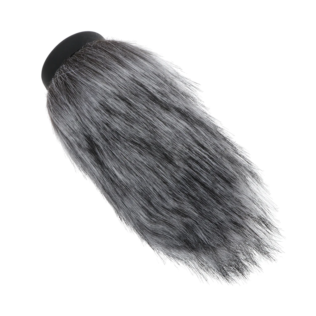 

Interview Microphone Windscreen Filter Gray Covers Furry Cover 8"/9"/11"