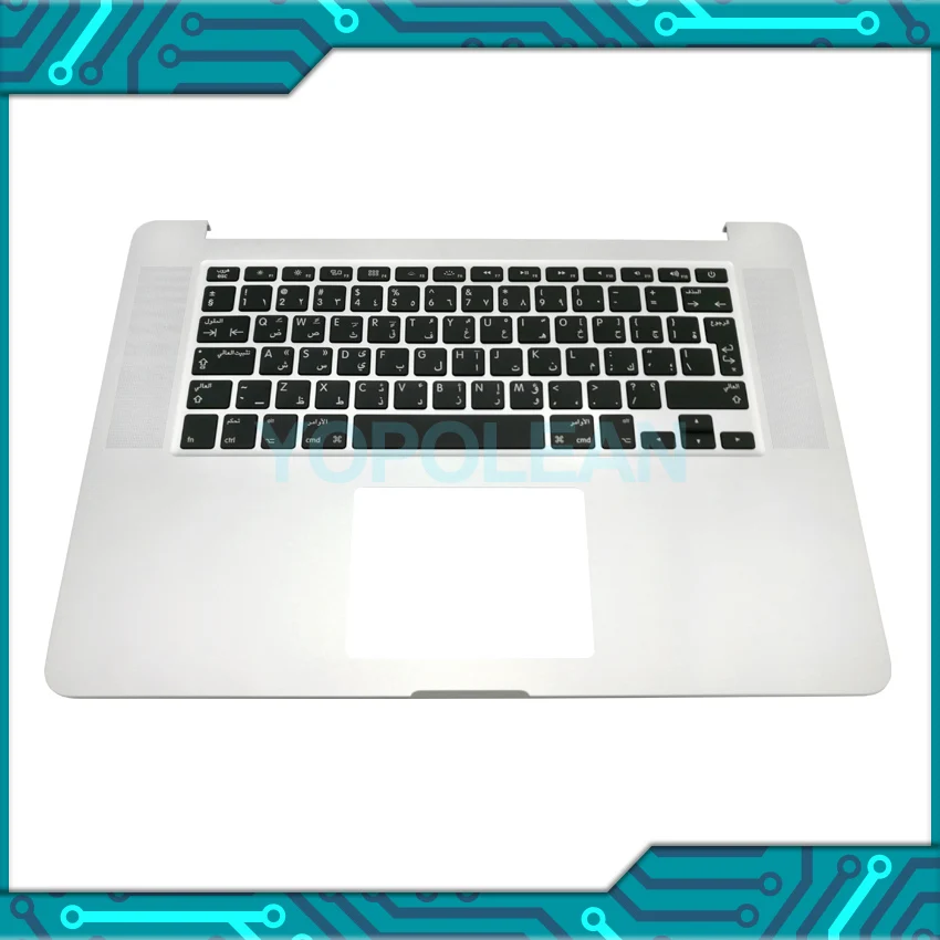 Подставка для рук MacBook Pro Retina 15 дюймов A1398 арабская клавиатура с подсветкой 2015 год |