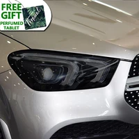 car headlight protective film transparent black tpu sticker for mercedes benz gle class w166 c292 w167 amg 2015 on accessories