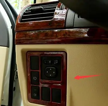 

ABS хром для Toyota Prado автомобильные аксессуары 2010-2017 Противотуманные фары регулировочный переключатель Крышка отделка автомобиля аксессуары ...