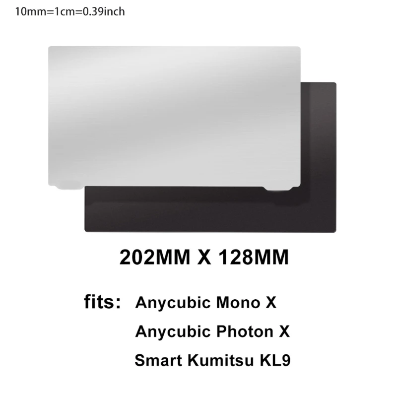 

Полимерная Магнитная Гибкая стальная пластина Гибкая кровать для DLP/SLA ANYCUBIC Mono X Creality и т. д. полимерная платформа для 3D принтера T84C