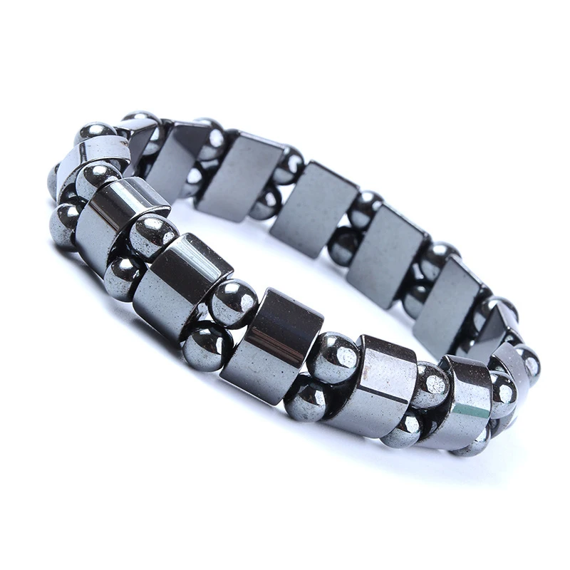 

Magnetic Hematite Stretch Bracelets Weight Loss Black Magnetic Therapy Bracelet Health Care NShopping