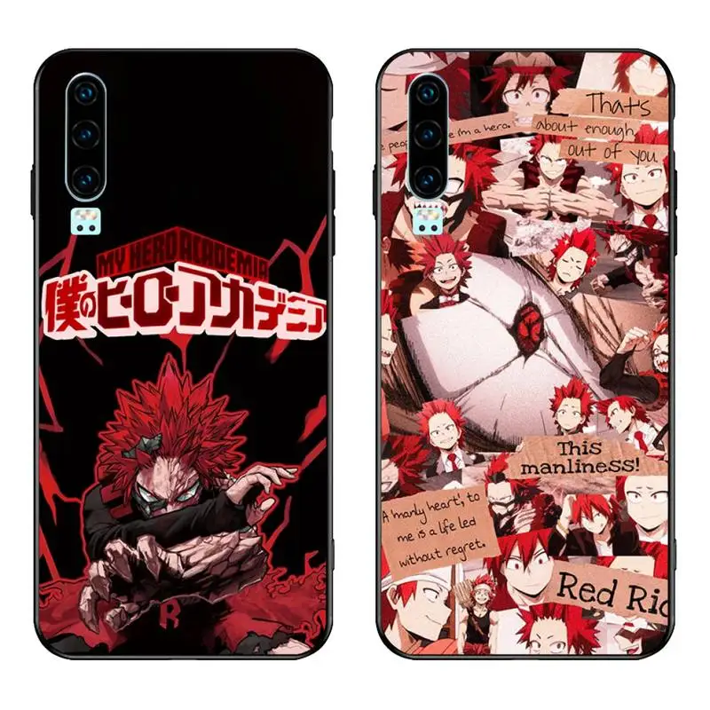 

Eijiro Kirishima Red Riot anime Phone Case for Huawei P20 P30 P40 lite E Pro Mate 30 20 Pro P Smart 2020 prime