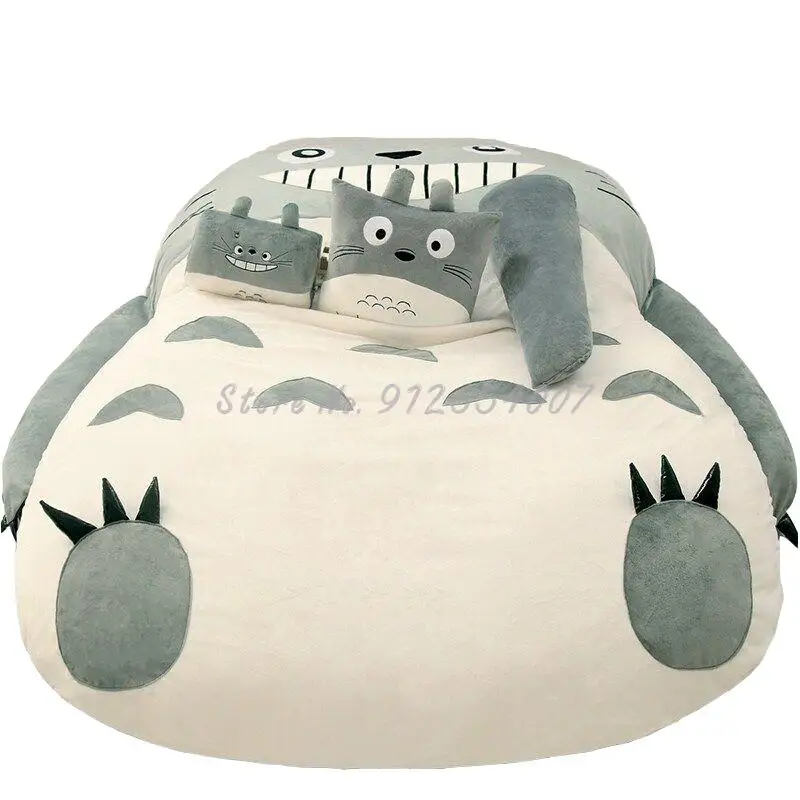 Кресло-кровать из Шиншиллы для ленивых диванов матрас-татами с мультяшным