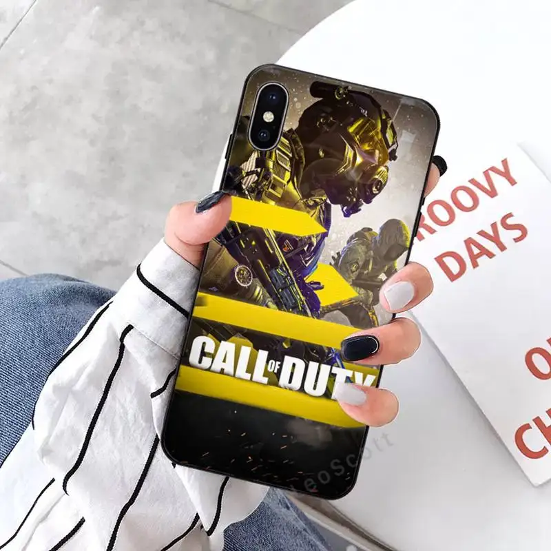 

call of duty shooting game Phone Cases for iPhone 11 12 mini pro XS MAX 8 7 6 6S Plus X 5S SE 2020 XR