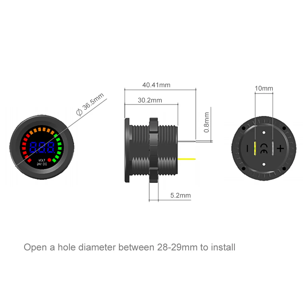 KKmoon автомобильный Стайлинг Универсальный DC 12 В автомобиль мотоцикл Лодка