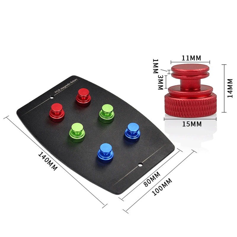 Универсальный держатель для печатной платы MOOL с 6 магнитными контактами