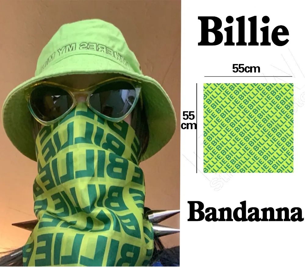 Billie Eilish, футболка, желтая, зеленая, черная, с надписью, уличная одежда, тот же абзац, хлопок,, летняя Новинка, высокое качество