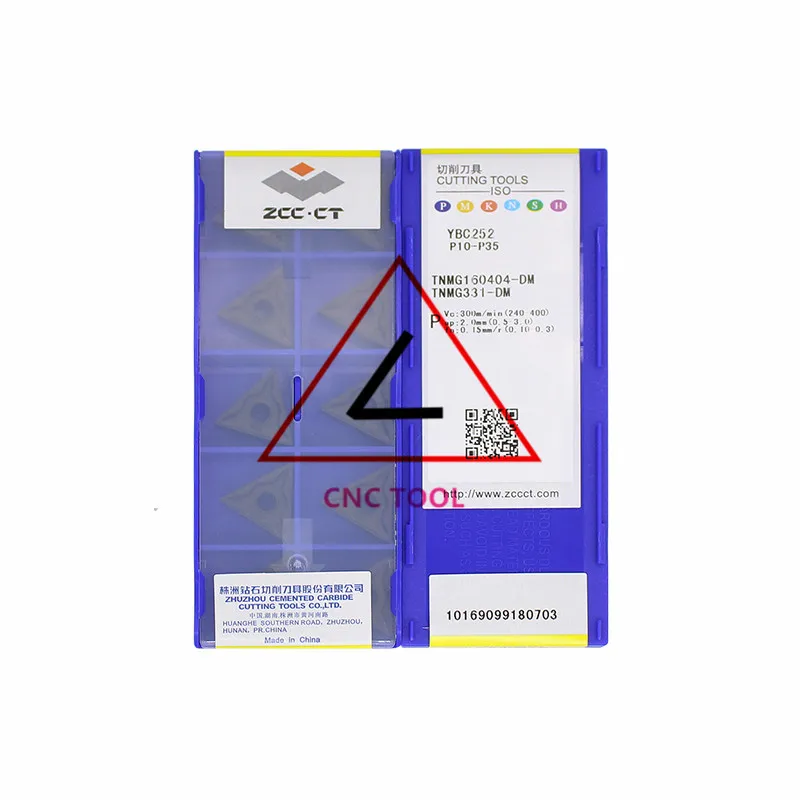 

TNMG160404-DM YBC252 10 шт. оригинальный Китай ZCCCT поворотные вставки