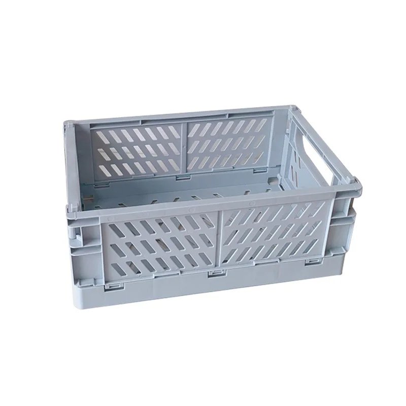 1 PC Collapsible Crate Plastic Folding Storage Box Basket Utility Cosmetic Container Desktop Holder Home Use Multifunctional | Дом и сад