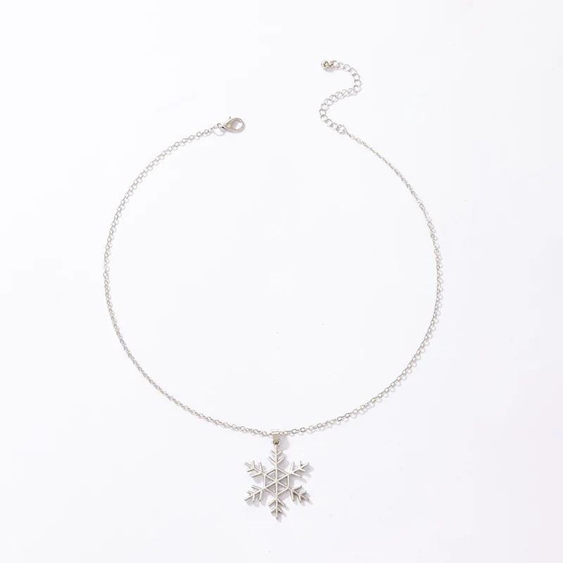 Женское Ожерелье-чокер с бантом в виде деда мороза снежинки