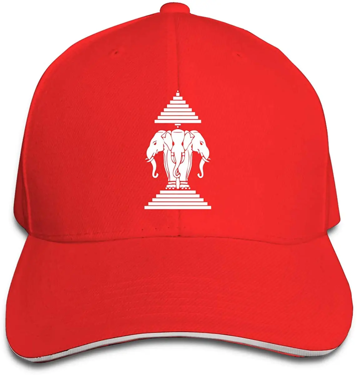 

Laos Three Headed Elephant Unisex Hats Trucker Hats Dad Baseball Hats Driver Cap