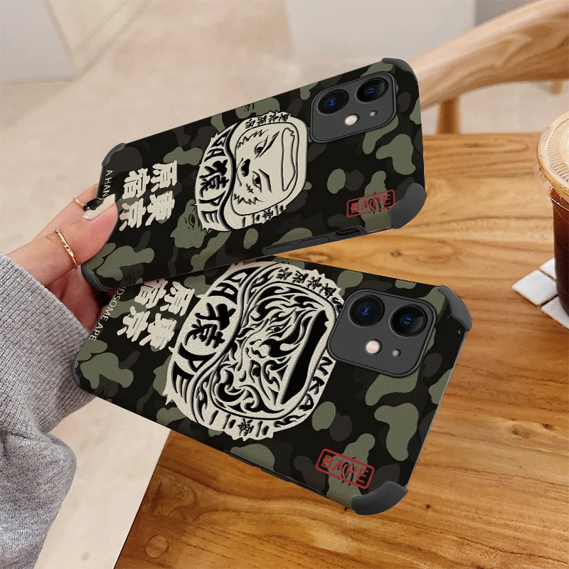 

Cool Full Protective Soft Case For iPhone 12 Pro Max Mini 11 Pro Max X XR XS MAX SE2020 8 7 6 6S Plus Shockproof Phone Cover