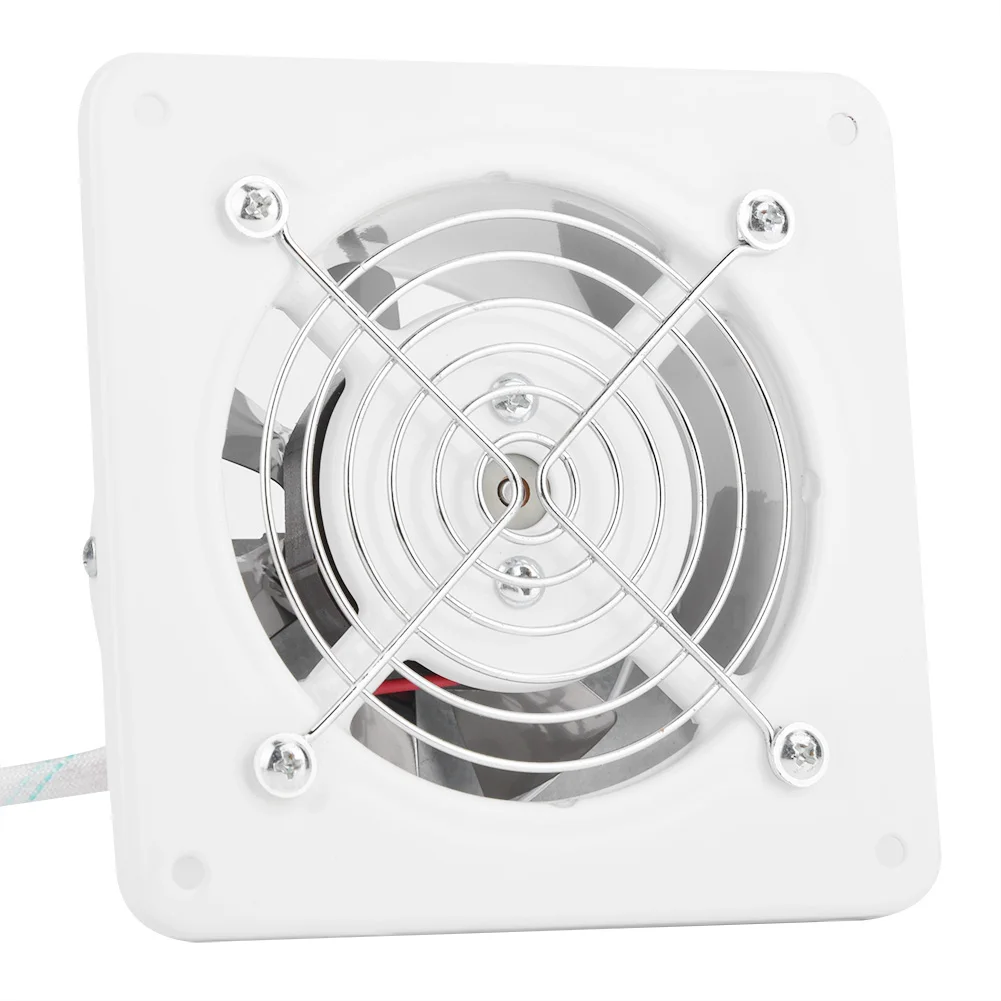 

25W 220V Wall Mounted Exhaust Fan Low Noise Home Toilet Bathroom Kitchen Garage Air Vent Ventilation Window Pipe Fan