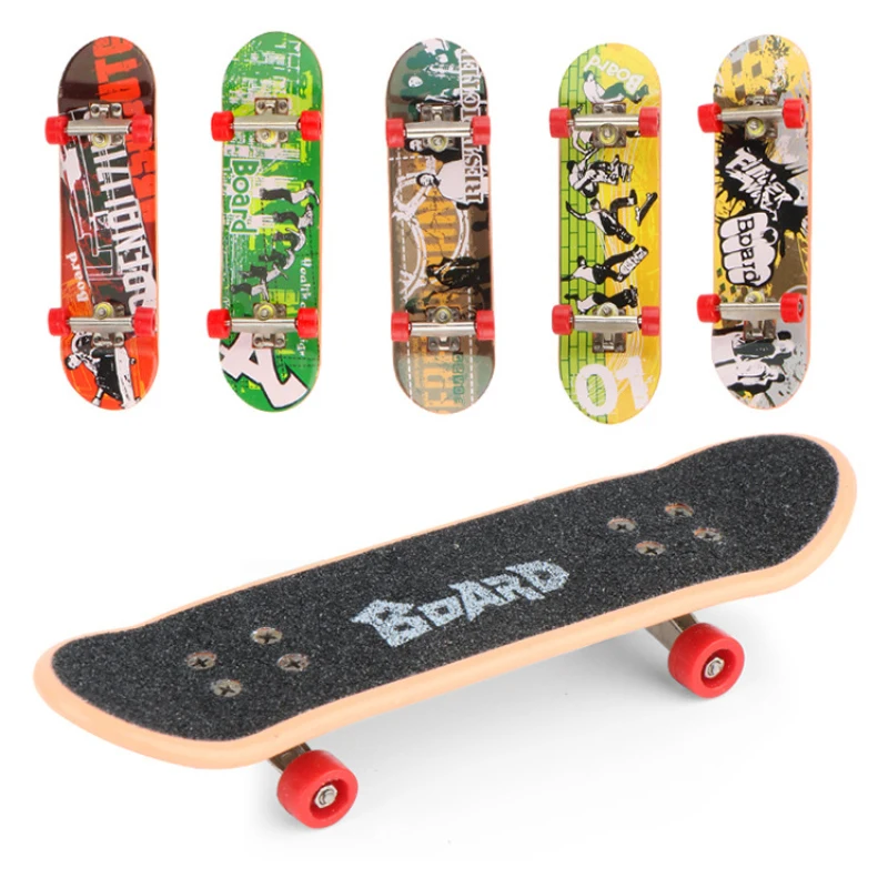 

Stress Relief Toys Finger Skateboard Wooden Fingerboard Toys Make Your Fingers Experience Fun Gifts Fitted Children And Adults