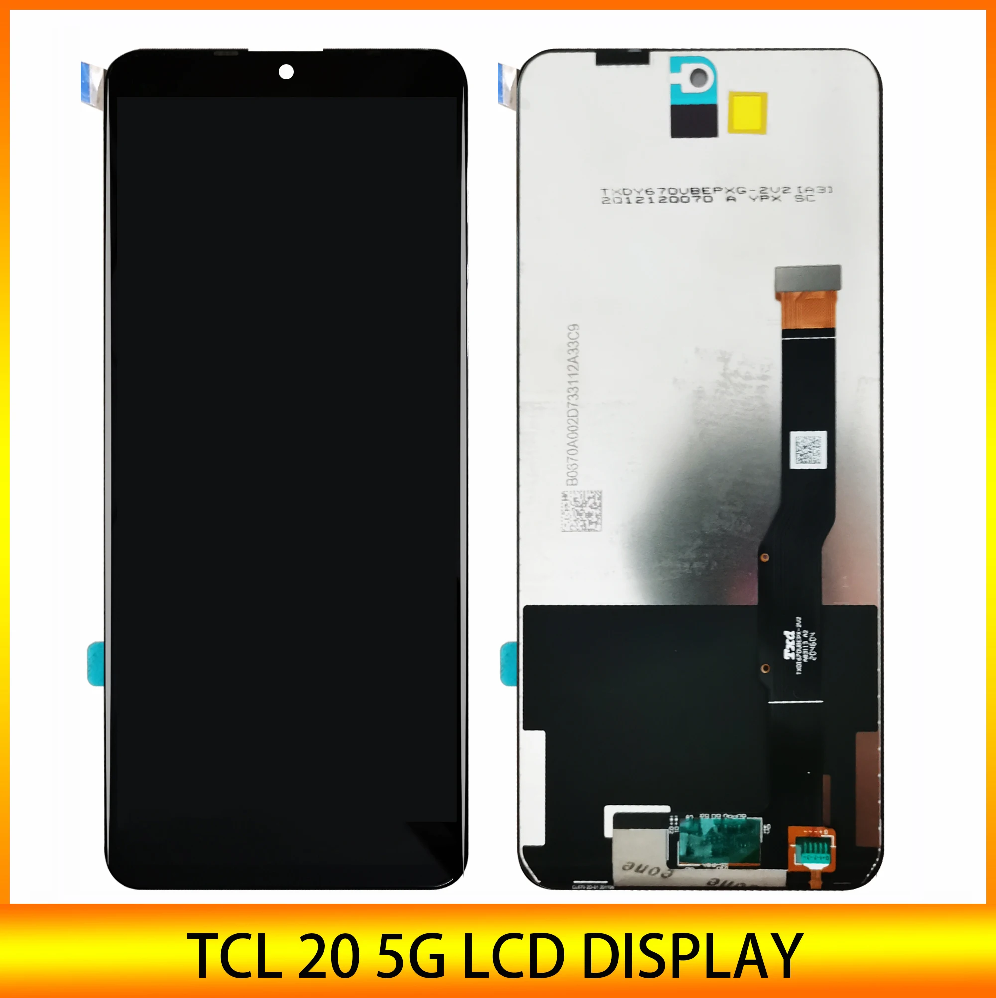 

Новый ЖК-дисплей 6,67 дюйма для TCL 20 5G 20L 20S LITE T774 T774B T774H T775 T781 T781H T781K, ЖК-дисплей + цифровой преобразователь сенсорного экрана в сборе