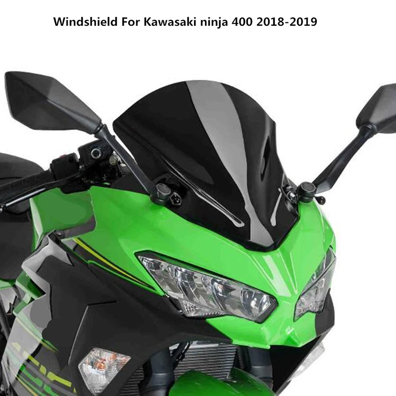 

Motorcycle Windscreen Windshield Baffle Wind Deflectors for Kawasaki Ninja 400 2018-2019 Motorcycle Accessories